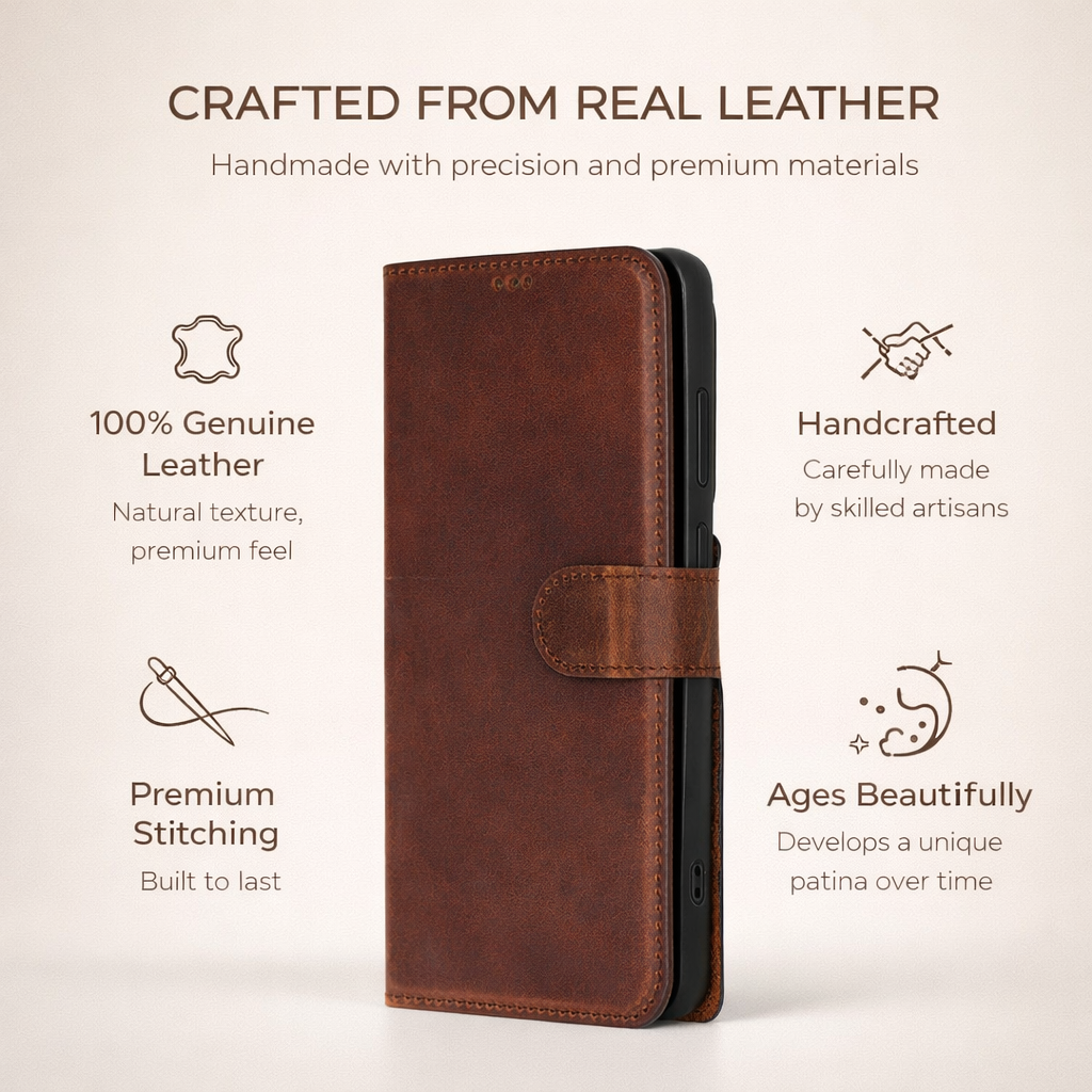 Buffalo Samsung Galaxy S26 Ultra Leather Wallet Case