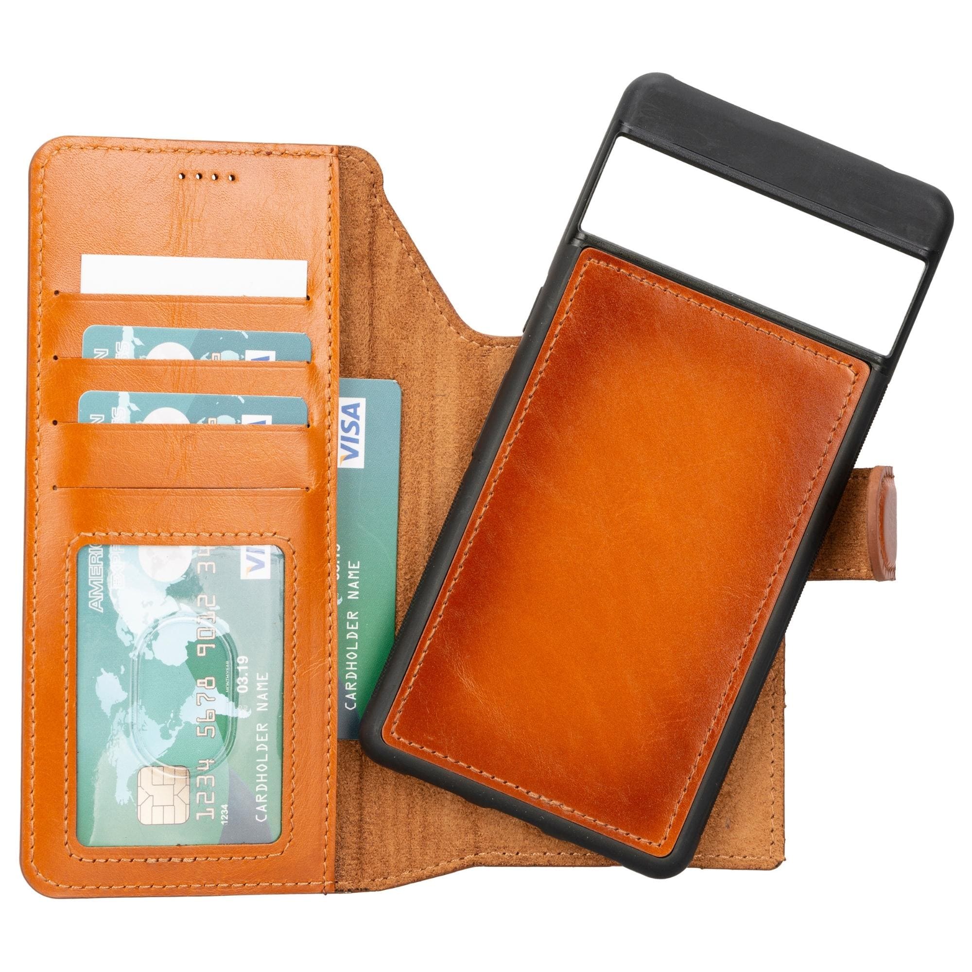 Sheridan Detachable Leather Google Pixel 8 Pro Wallet Case